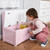 Qaba Toddler Toy Box Storage Bench with Large 27 L Interior, Kids Storage Bench Seat with Storage for Toddler Playroom Furniture, Kids Bedroom Furniture, Toy Organizer and Storage Bin Pink Qaba Toddler Toy Box Storage Bench with Large 27 L Interior, Kids Storage Bench Seat with Storage for Toddler Playroom Furniture, Kids Bedroom Furniture, Toy Organizer and Storage Bin Pink