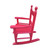 Children's rocking red chair- Indoor or Outdoor -Suitable for kids-Durable