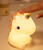 Cute Silicone LED Night Light Unicorn Deer For Kids USB Rechargeable Animal Dinosaur Bedroom Decor Touch Night Lamp For Gifts