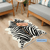 1pc Durable Faux Cowhide Rug - Washable, Low-Pile, Perfect for Bedroom and Living Room Decor - Western Style Animal Print Carpet for Home and Room Decor