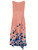 Floral Print Crew Neck Dress; Elegant Loose Summer Trapeze Long Dresses; Women's Clothing