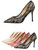 Women Pumps; Sexy heels; women's shoes; stiletto heels; pointed toe heels; mesh cutout lace trims