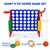 2.5 Feet 4-to-Score Giant Game Set