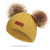 Cute Double Wool Pompom Baby Hat Children Cap Warm Autumn Winter Hats For Kids Boys Girls Knitted Warmer Beanie Caps Bonnet Cute Double Wool Pompom Baby Hat Children Cap Warm Autumn Winter Hats For Kids Boys Girls Knitted Warmer Beanie Caps Bonnet