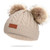 Cute Double Wool Pompom Baby Hat Children Cap Warm Autumn Winter Hats For Kids Boys Girls Knitted Warmer Beanie Caps Bonnet Cute Double Wool Pompom Baby Hat Children Cap Warm Autumn Winter Hats For Kids Boys Girls Knitted Warmer Beanie Caps Bonnet