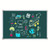 1pc Children's Teaching Graffiti Blackboard Stickers, Duty Table, Removable, Waterproof, Self-adhesive Blackboard Stickers, For Home Decoration