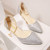 Women's Pumps; Trend Pointed Toe Wedding Bride High Heels Shoes Female Party Mules Elegant Women Pumps Designer Shoes Sexy Dress Shoes
