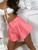 Ruffle A-line Women's Shorts Casual Pink Loose Flare Short Pants Female Summer High Waist Ladies Pocket Fashion Shorts Ruffle A-line Women's Shorts Casual Pink Loose Flare Short Pants Female Summer High Waist Ladies Pocket Fashion Shorts