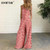 Summer Plaid Women Jumpsuits Sling High Waist Wide Leg Female Overalls Girls Streetwear Casual Loose Lady Jumpsuit Buttons