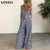 Summer Plaid Women Jumpsuits Sling High Waist Wide Leg Female Overalls Girls Streetwear Casual Loose Lady Jumpsuit Buttons