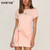 Short Sleeve Summer Dress Women Solid Fashion Streetwear Irregular Belt O-Neck Elastic Slim Office Lady Casual Dresses Short Sleeve Summer Dress Women Solid Fashion Streetwear Irregular Belt O-Neck Elastic Slim Office Lady Casual Dresses