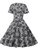 Women's Dresses Retro Casual Print Crew Neck Short Sleeve Waist Fashion Belt Dress Women's Dresses Retro Casual Print Crew Neck Short Sleeve Waist Fashion Belt Dress