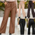 PU Wide-leg Pants For Women High Waist Solid Pocket Women's Pants Autumn Winter New Fashion Loose Casual Trousers Female PU Wide-leg Pants For Women High Waist Solid Pocket Women's Pants Autumn Winter New Fashion Loose Casual Trousers Female