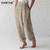 Solid Cotton Linen Women's Pants Drawstring Loose Casual Women Pant Summer Autumn Pocket High Waist Trousers For Female Solid Cotton Linen Women's Pants Drawstring Loose Casual Women Pant Summer Autumn Pocket High Waist Trousers For Female