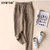 Cotton Linen Pencil Plus Size Pants For Women Loose Soft Khaki Drawing Women's Pant Summer Fashion Pants Casual Trousers Cotton Linen Pencil Plus Size Pants For Women Loose Soft Khaki Drawing Women's Pant Summer Fashion Pants Casual Trousers
