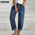 Baggy Jeans High Waist Straight Denim Pants Women Blue Women's Vintage Trousers Fashion Single Breasted Woman Baggy Jeans High Waist Straight Denim Pants Women Blue Women's Vintage Trousers Fashion Single Breasted Woman