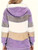 Color Block Fuzzy Fall & Winter Jacket, Casual Zip Up Hooded Long Sleeve Outerwear, Women's Clothing Color Block Fuzzy Fall & Winter Jacket, Casual Zip Up Hooded Long Sleeve Outerwear, Women's Clothing