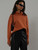 Solid Loose Turtleneck Sweater Women Autumn Long Sleeve Knitted Pullover Top 