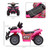 Aosom Kids Ride On Motorcycle 6V Battery Powered with Real Working Headlights for Toddlers 18-36 Months Pink
