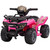 Aosom Kids Ride On Motorcycle 6V Battery Powered with Real Working Headlights for Toddlers 18-36 Months Pink
