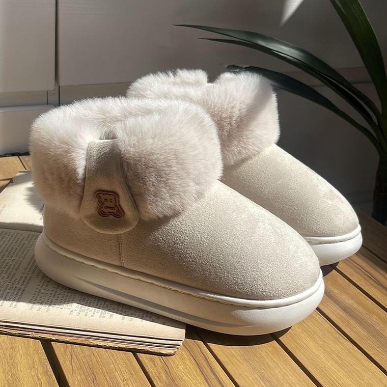 Warm & Stylish Women's Short Velvet Snow Boots for Winter Adventures Warm & Stylish Women's Short Velvet Snow Boots for Winter Adventures