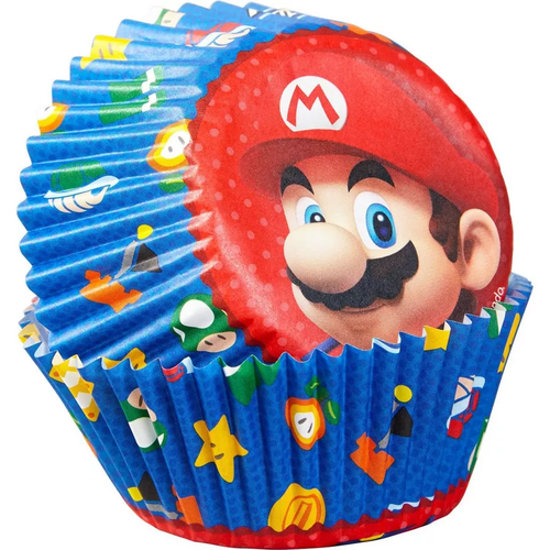 Super Mario Baking Cups/ Cupcake Liners 50ct