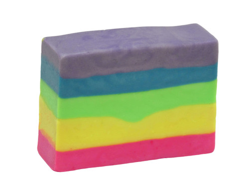 Bubblicious  Bubble Gum Soap, a favourite with the kiddies, this smells just like bubble gum. Brightly coloured this is sure to get them into the bath or shower and leave them clean and scenty.