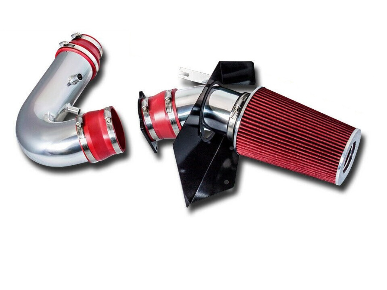 BCP RED 2001 2002 2003 F150/Expedition 4.6/5.4L V8 Heat Shield Cold Air Intake