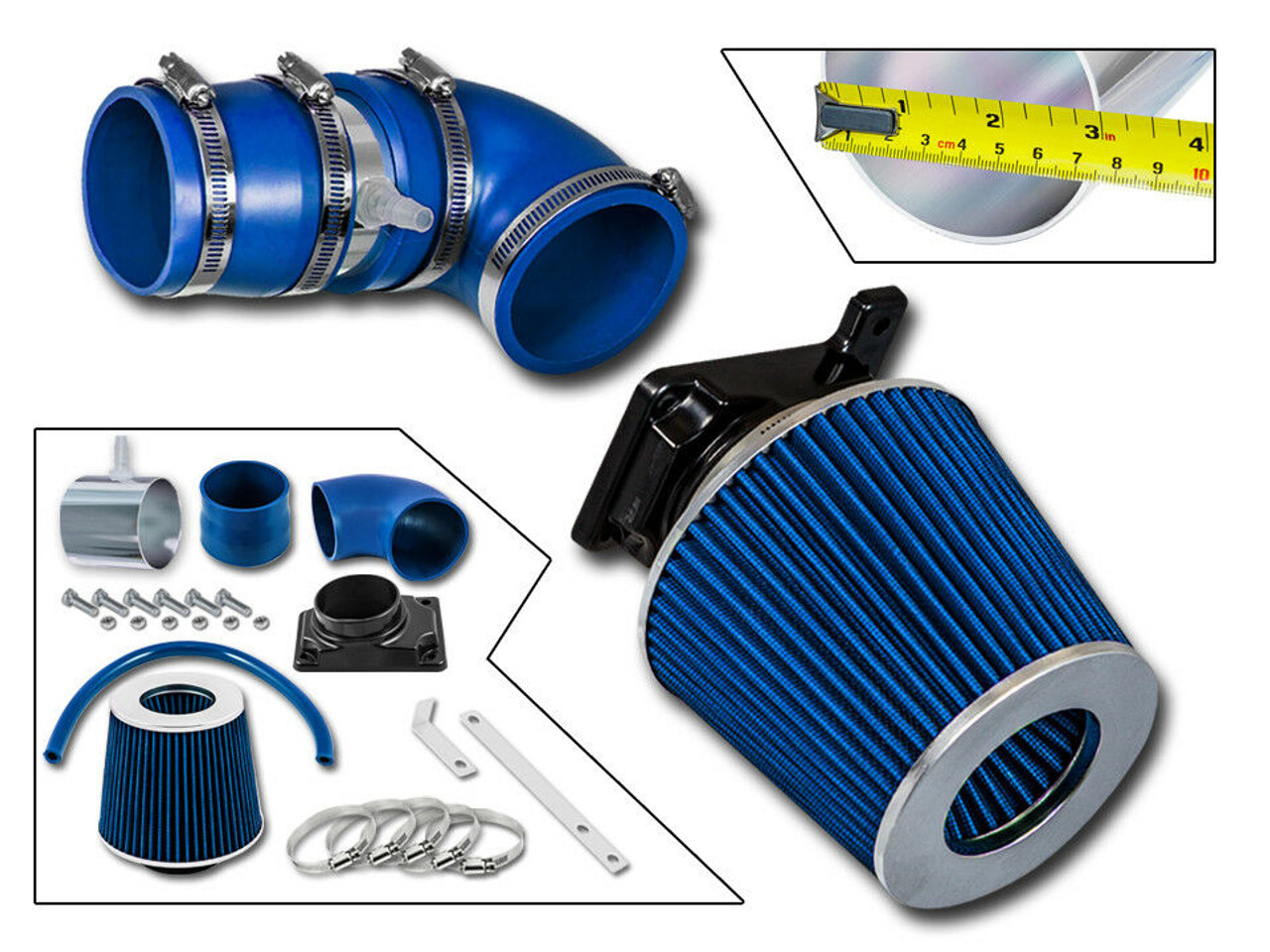 Cold Air Intake for Mitsubishi Lancer (20022007) 2.0L L4 Engine Performance Chip Tuning