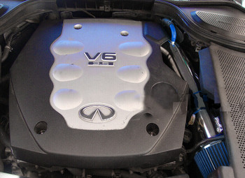 Performance Air Intake For Infinity M35 (2006-2008) With 3.5L V6 Engine Blue 
