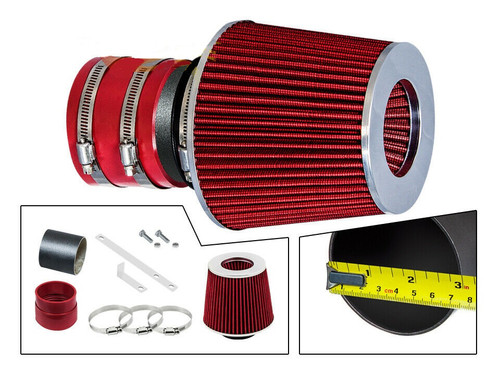 Ram Air Intake For Chevy Beretta/Corsica (1994-1996) with  3.1L V6 Z26 Engine Red 