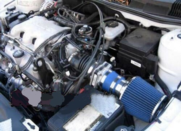 Performance Air Intake For Pontiac Grand Am GT GT1 SE1 SE2 (1999-2005) With 3.4L V6 Engine Blue