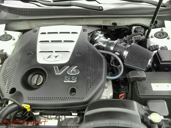 Cold Air Intake Kit for Hyundai Sonata (2006-2008) with 3.3L V6 Engine Black 
