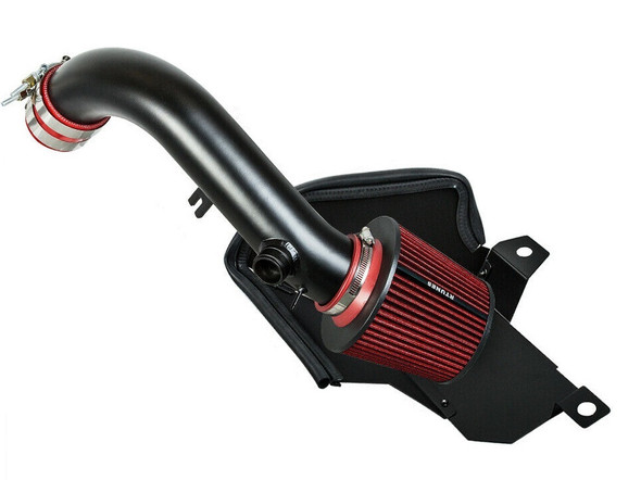  Cold Air Intake W/Heat Shield For VW Golf GTi R  (2015-2020) 1.8T 2.0T Black