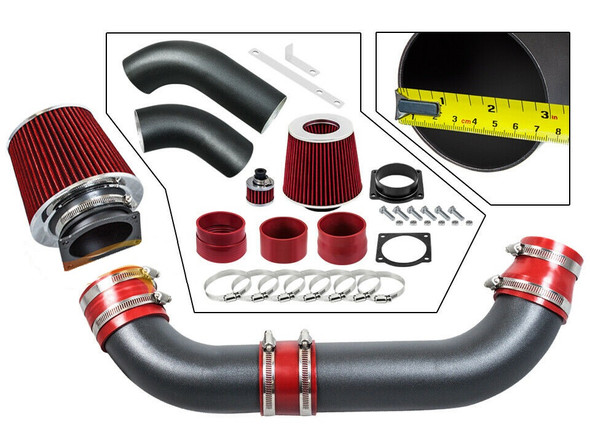 Performance Air Intake For Ford Explorer 1991-1994  With 4.0L OHV V6 Engine Red 