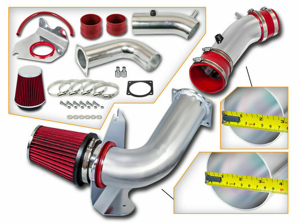 Cold Air Intake for Ford Mustang (1999-2004) with 3.8L V6 Engine Red