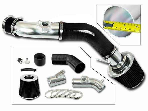 Performance Air Intake Kit for Mazda 3 (2010-2012) with 2.5L 4 Cylinders Engine Black