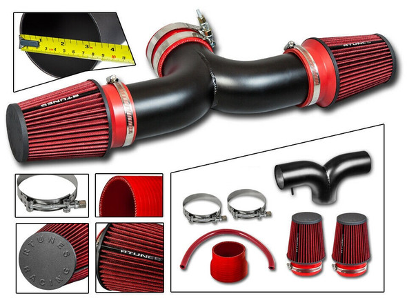 Cold Air Intake for Dodge Durango (2004-2009) with 4.7L V8 Engine Red 