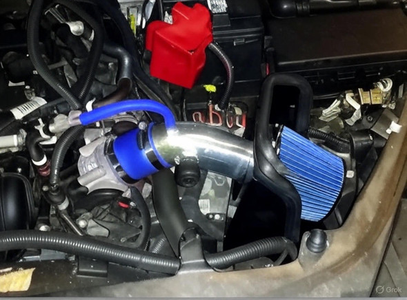 Performance Air Intake W/Heat Shield for Ford Fusion (2010-2012) with 2.5L L4 Engine Blue