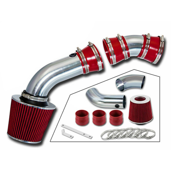 Performance Air Intake for Chevy Suburban GMC K1500 K2500 K3500 (1996-2000) With 5.0L 5.7L Engines Red   