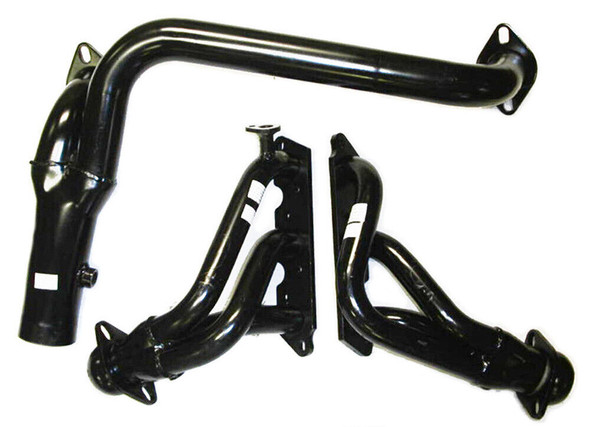 Stainless Steel Manifold Headers For Chevy Camaro / Pontiac Firebird (1995-2002) with  3.8L V6 Engine Black