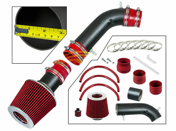 Performance Air Intake Kit For Toyota T-100  (1995-1998) 3.4L V6 Engine Red 