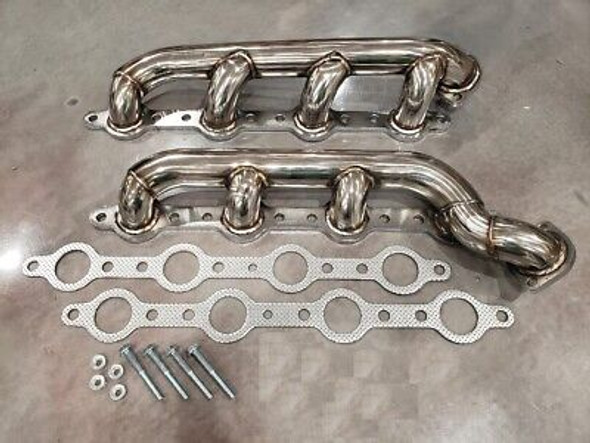 Stainless Steel Headers Manifolds For Ford F250 F350 F450 (1997-2003) with 7.3L Powerstroke Engine