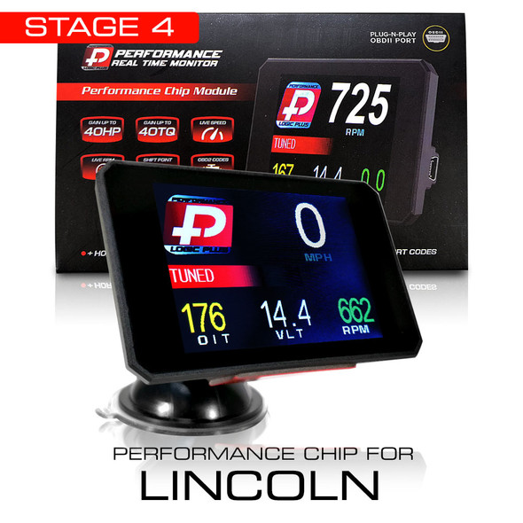 Stage 4 Performance Chip Module OBD2 +LCD Monitor for Lincoln 2008+