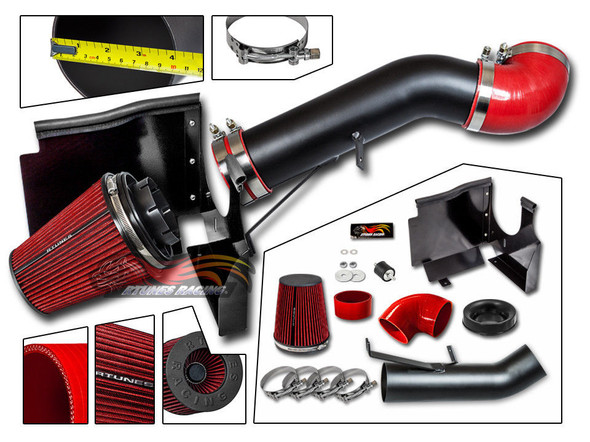 Cold Air Intake Kit for GMC Sierra 1500/2500 HD (2001-2006) with  6.0L  V8 Engine