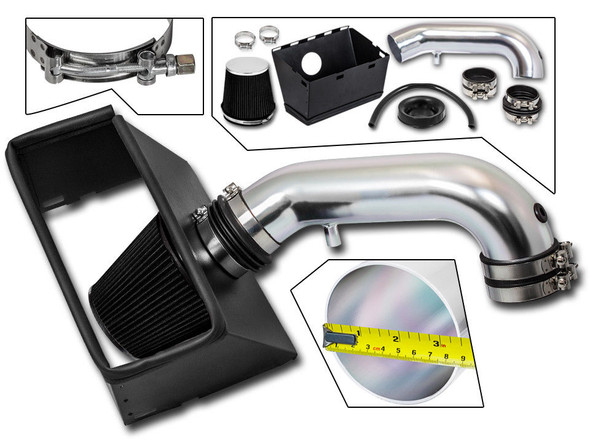 Cold Air Intake Kit for Dodge RAM 1500/2500/3500 (2009-2015) with 5.7L V8 Engine Black