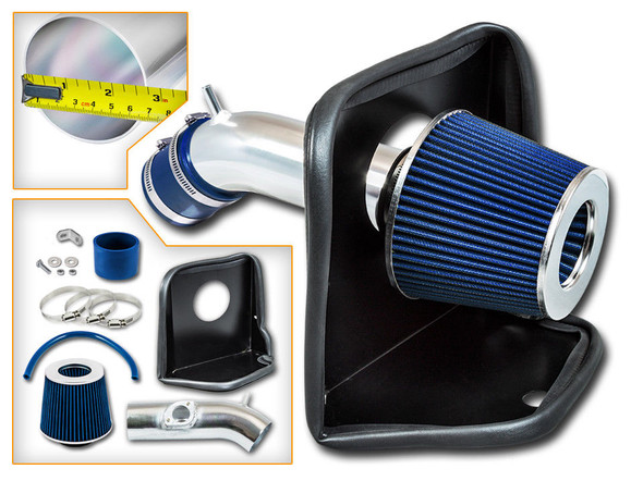 Cold Air Intake Kit for Mazda 3 (2014-2017) with 2.5L 4 Cylinders Engine Blue 