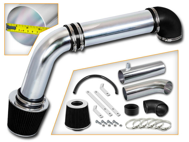 Cold Air Intake Kit for Dodge RAM 1500/2500/3500 (2009-2015) with 5.7L V8 Engine Low Black 