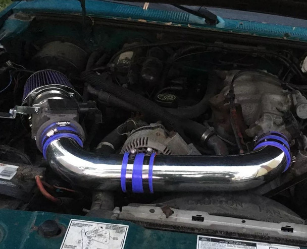 Cold Air Intake Kit for Ford Ranger (1991-1994) with 4.0L V6 Engine Blue