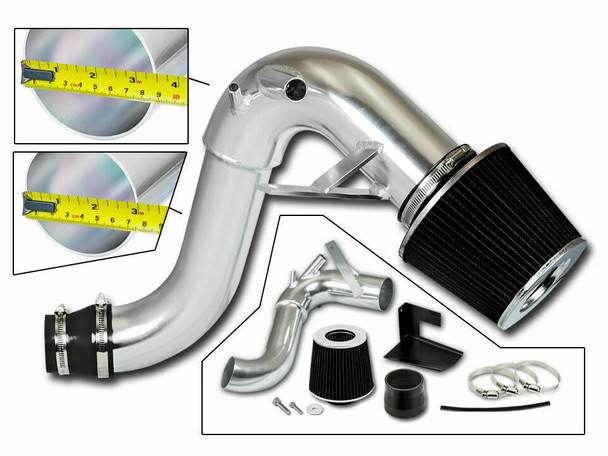 Cold Air Intake Kit for Kia Optima (2011-2015) with 2.0L Turbo Engine Chrome Black